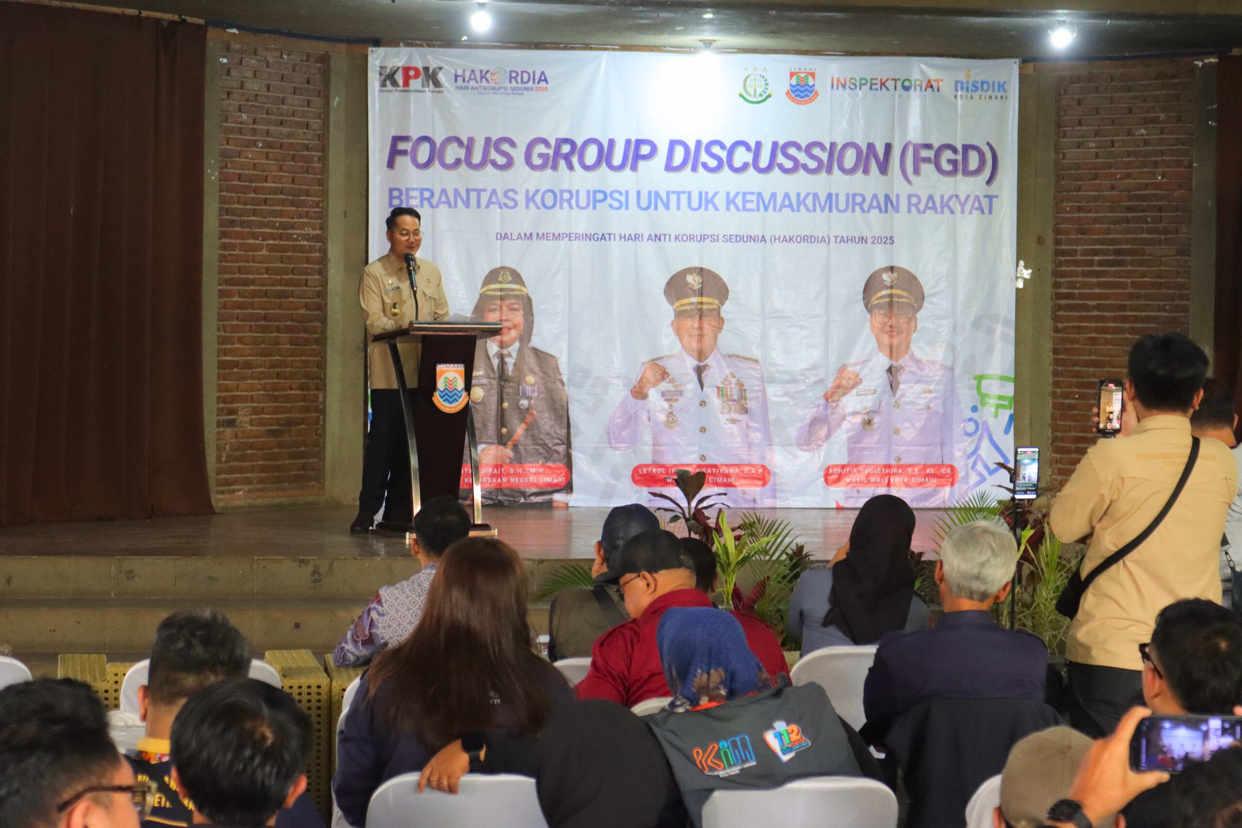 Tegaskan Komitmen Hilangkan Perilaku Koruptif di Lingkungan Pemerintahan, Wakil Wali Kota Cimahi : Bisa Ganggu Kemakmuran Rakyat