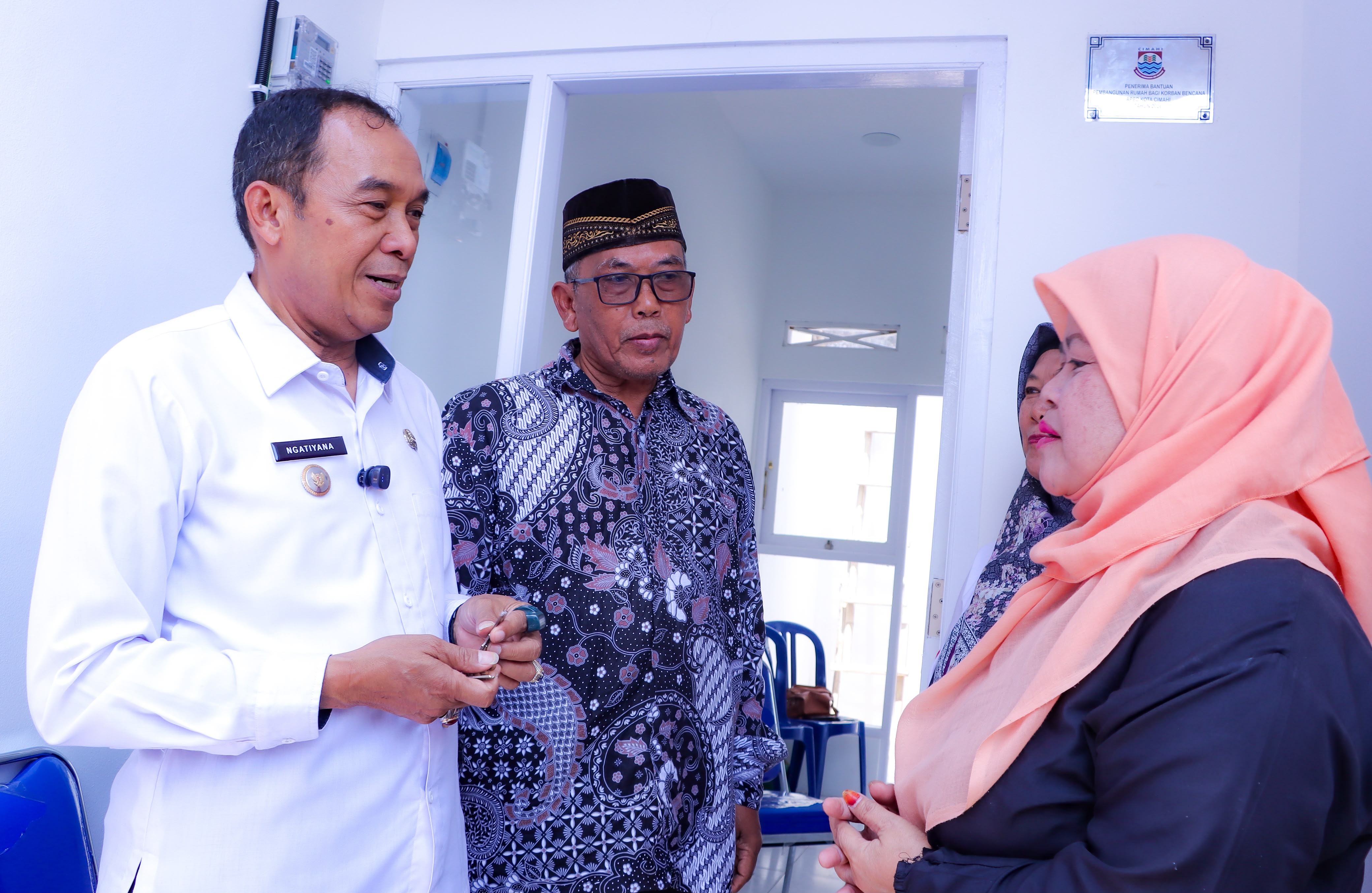Bukti Nyata Kepedulian Pemkot Cimahi, Korban Bencana Pergeseran Tanah Terima Rumah Pengganti