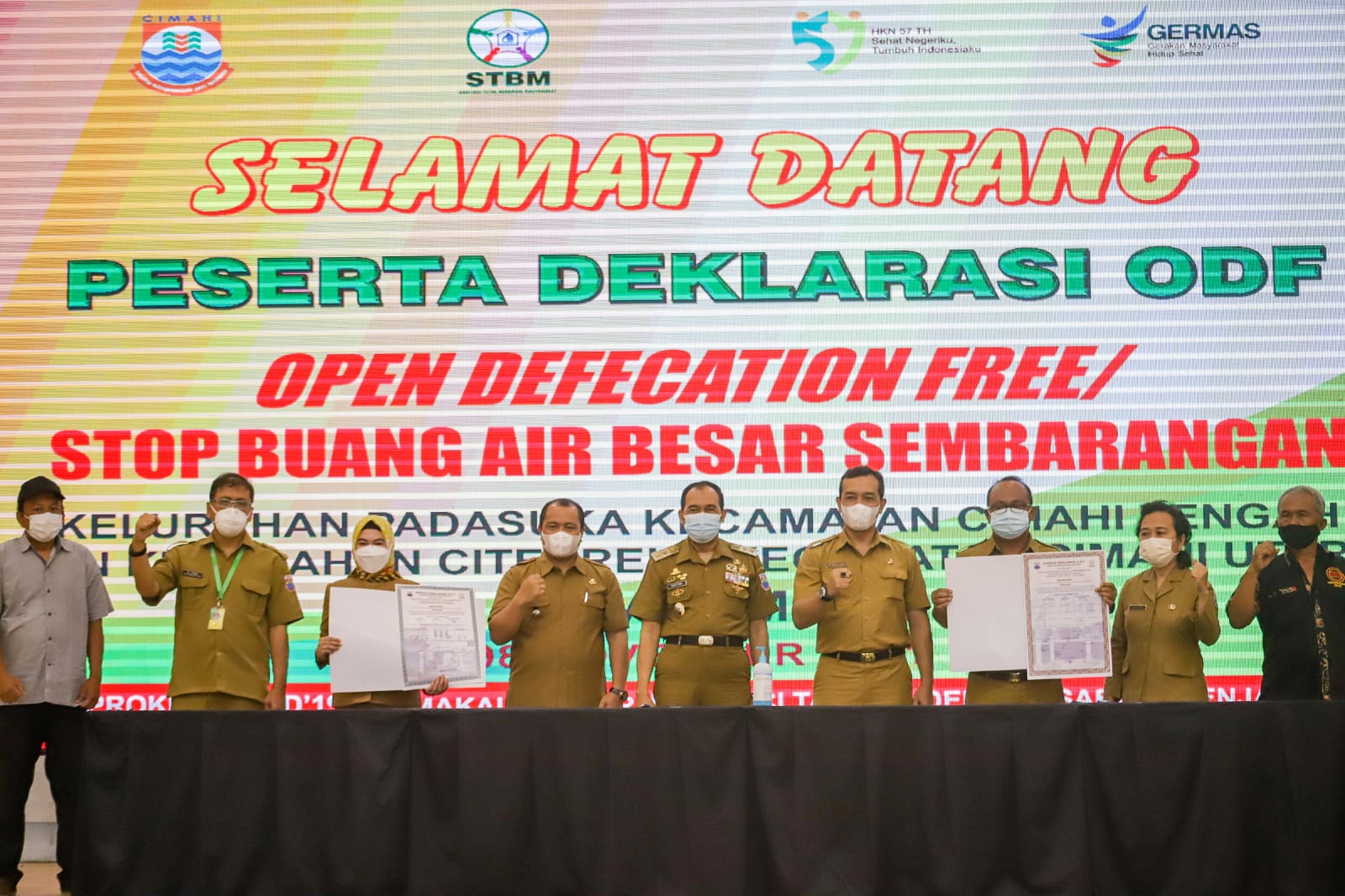 Dua Kelurahan Kota Cimahi Deklarasi Open Defecation Free (ODF)