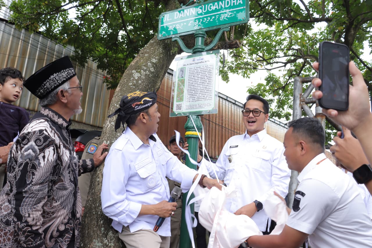 Soedarna Tresna Manggala dan Dann Sugandha Diabadikan sebagai Nama Jalan