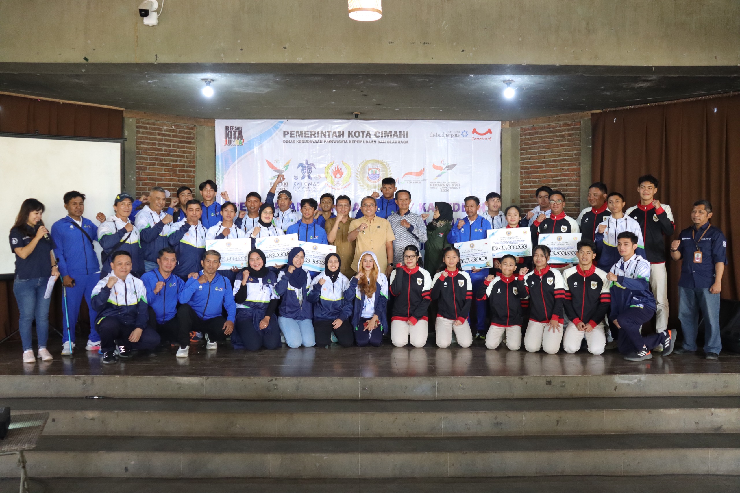 Pemkot Cimahi Beri Apresiasi Atlet Dan Pelatih Berprestasi Harumkan Kota Cimahi