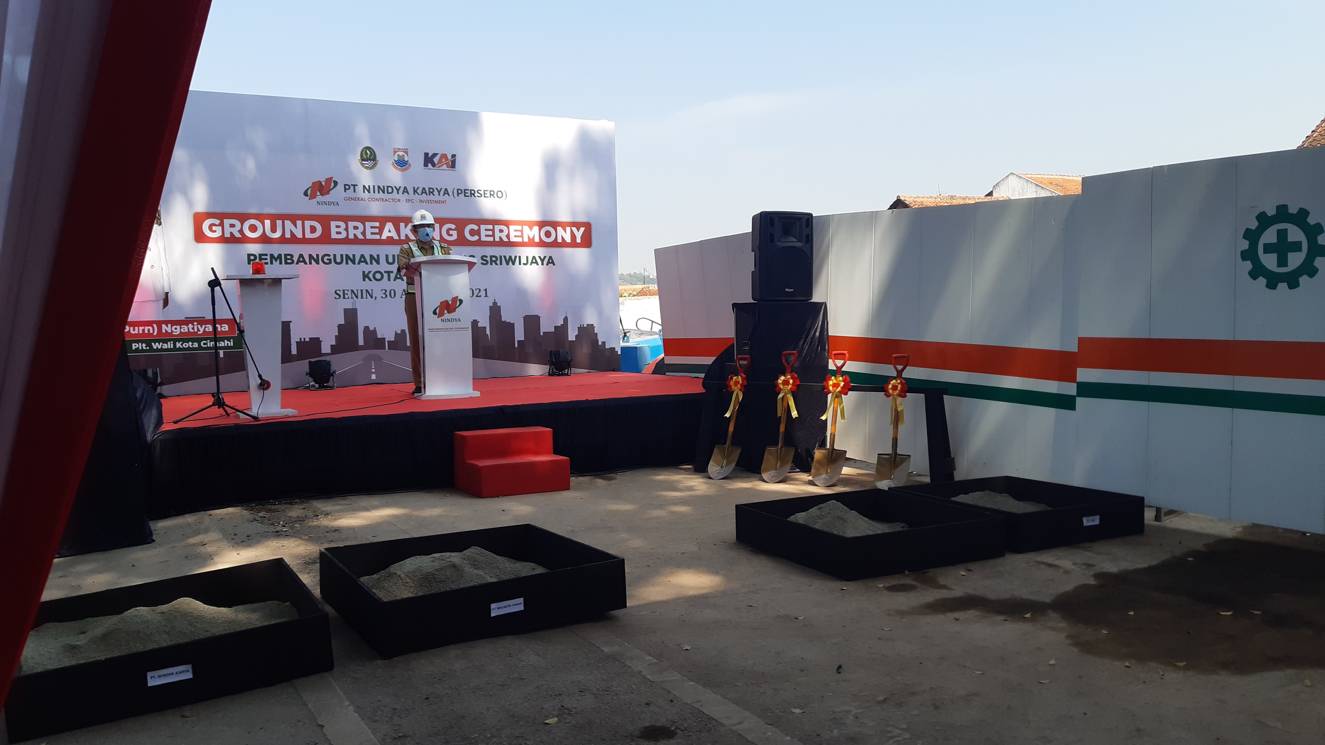 Pembangunan Underpass Dustira-Sriwijaya Resmi Dimulai