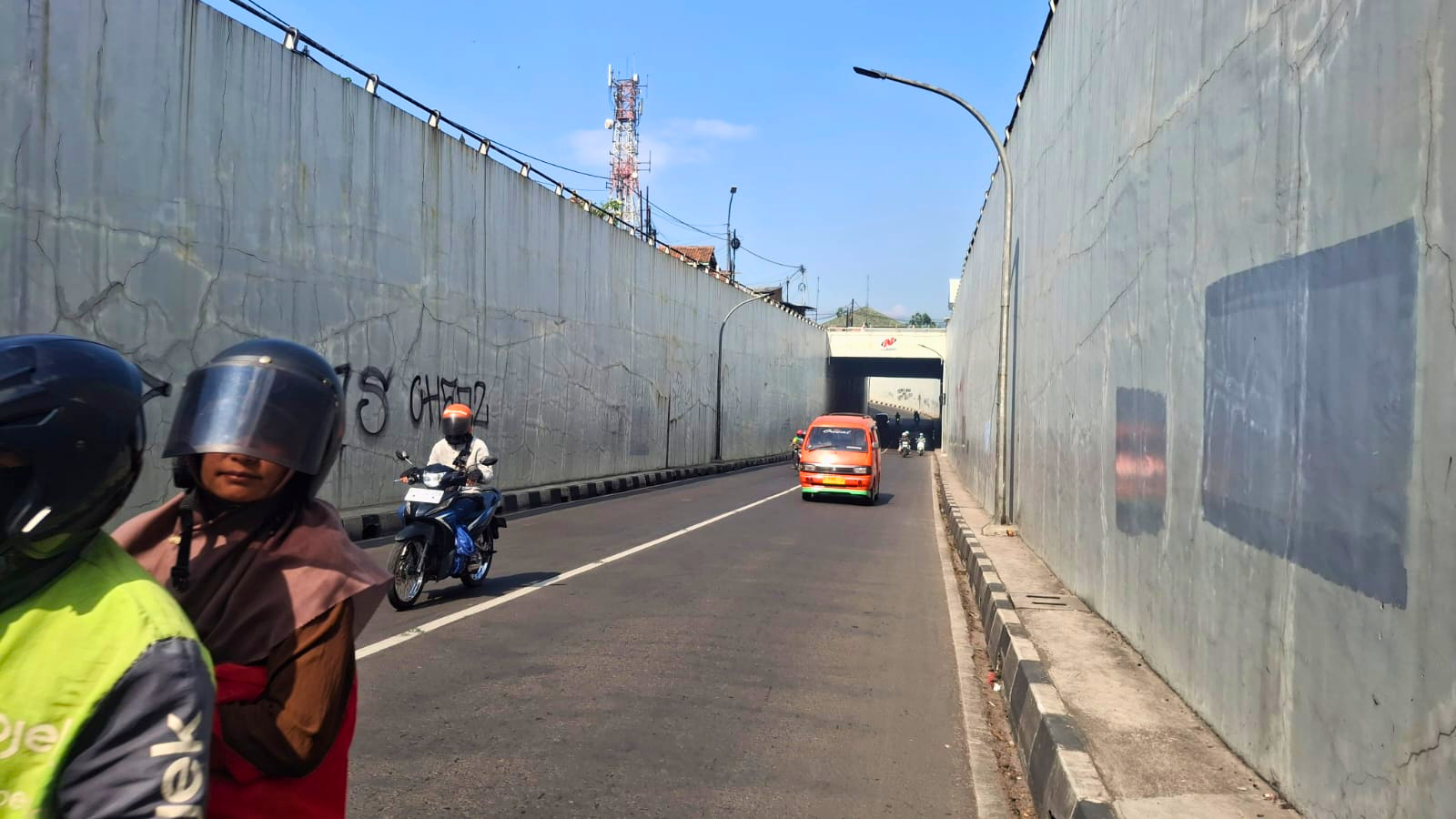 Vandalimse di Underpass Sriwijaya Kota Cimahi Rusak Estetika Kota