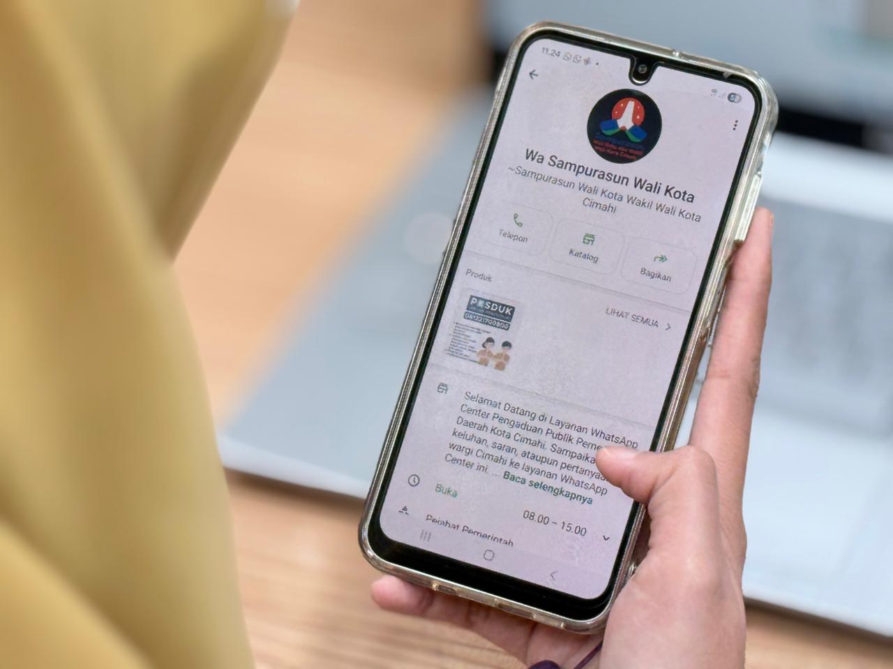 Percepat Respons Pengaduan Warga, Pemkot Cimahi Hadirkan Layanan WA Sampurasun