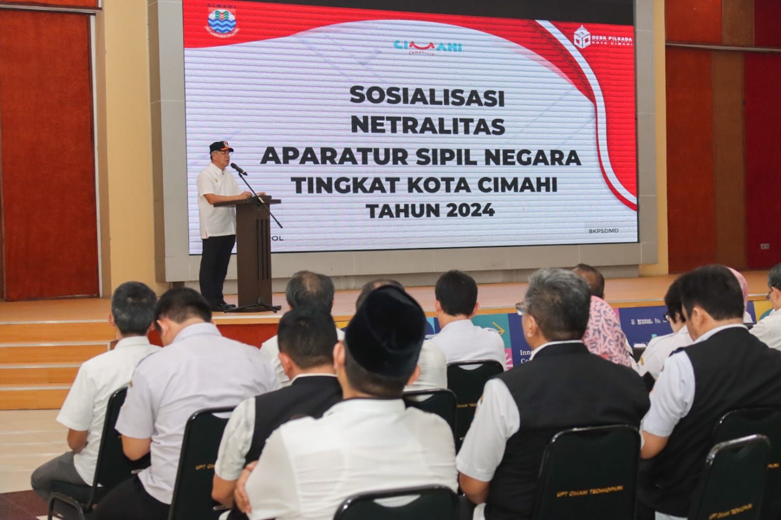 ASN Pemkot Cimahi Deklarasi Netralitas Hadapi Pilkada Kota Cimahi 2024