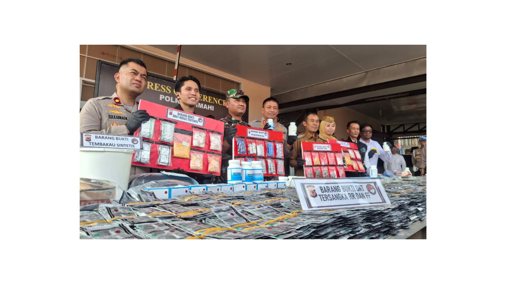 Wali Kota Cimahi Bersama Forkopimda Komitmen Berantas Peredaran OKT
