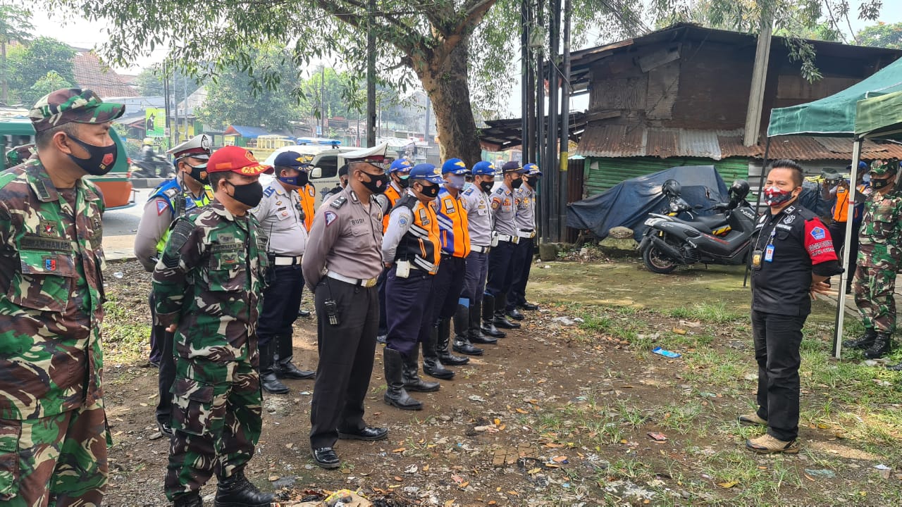 Dishub Kota Cimahi Gelar Gakum Terpadu Bersama TNI-Polri