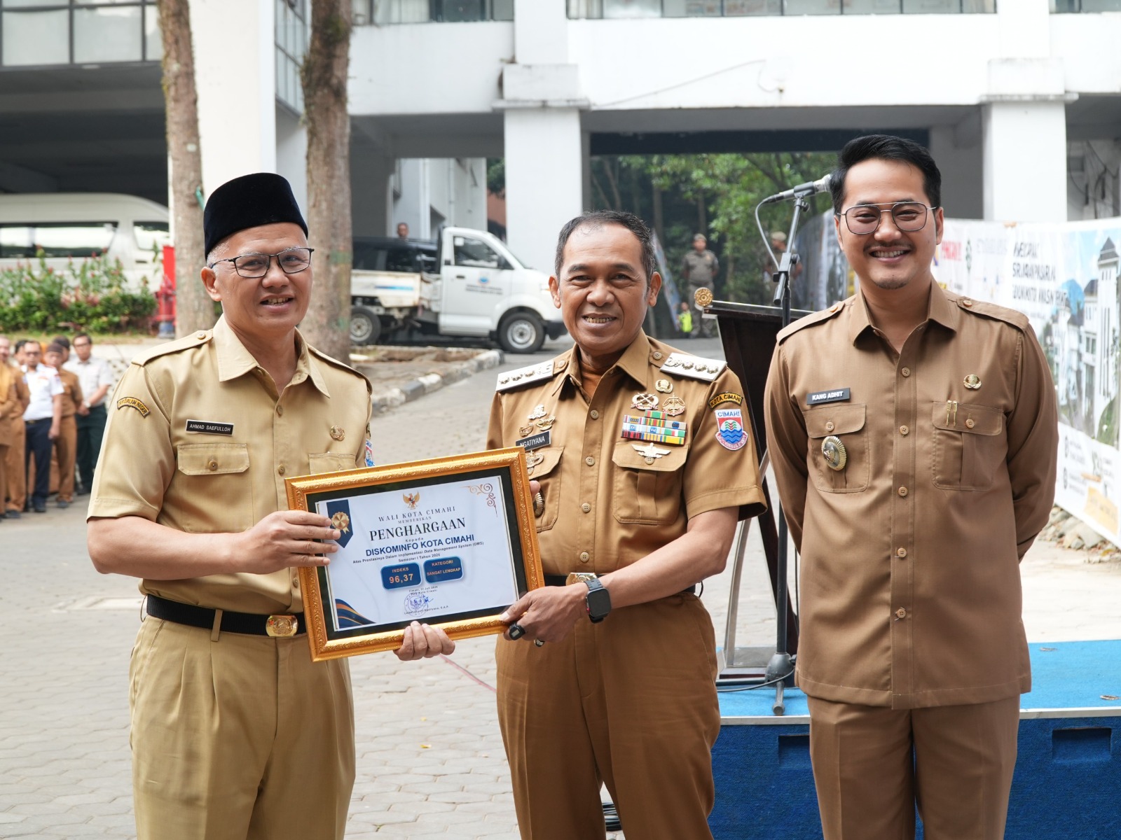 Masuk 10 Besar Jabar-Banten, Pemkot Cimahi Beri Penghargaan Pengelola Arsip Digital Terbaik