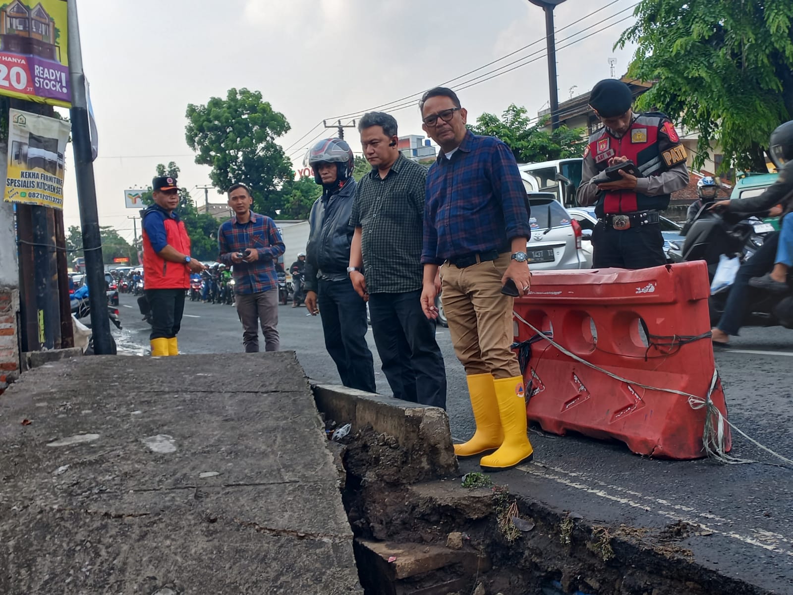 Hujan Deras Mulai Melanda, BPBD Kota Cimahi Siaga Penanganan Dampak Bencana