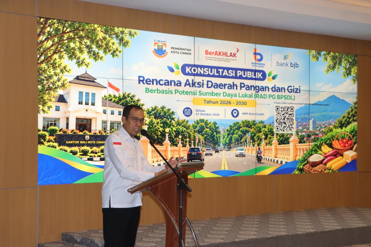 Wujudkan Masyarakat Sehat, Pemkot Cimahi Matangkan Rencana Aksi Daerah Pangan dan Gizi 2026 2030
