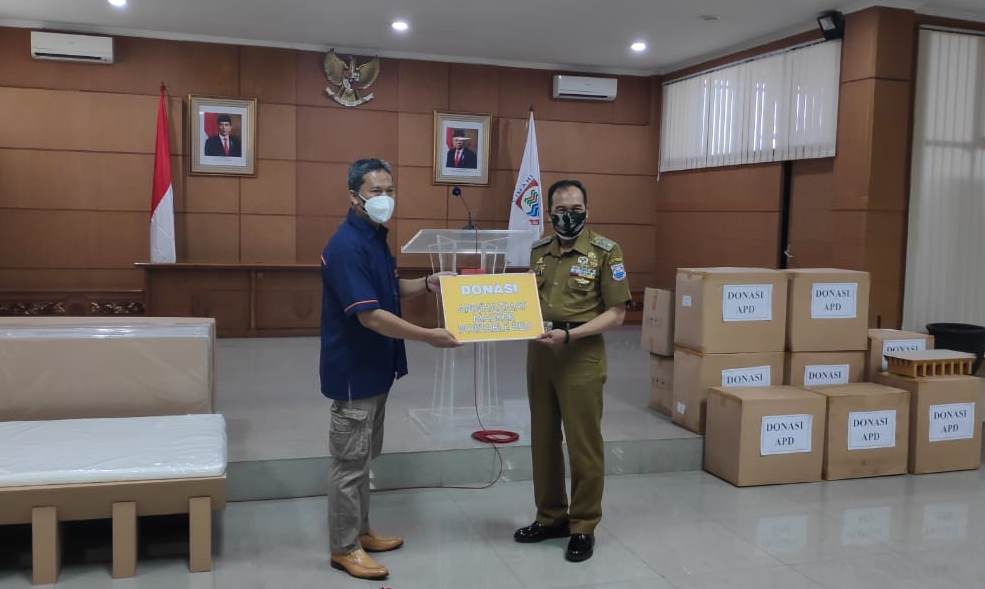 Bantuan CSR Berupa Masker Hingga Bed Protable Untuk Tangani Covid-19
