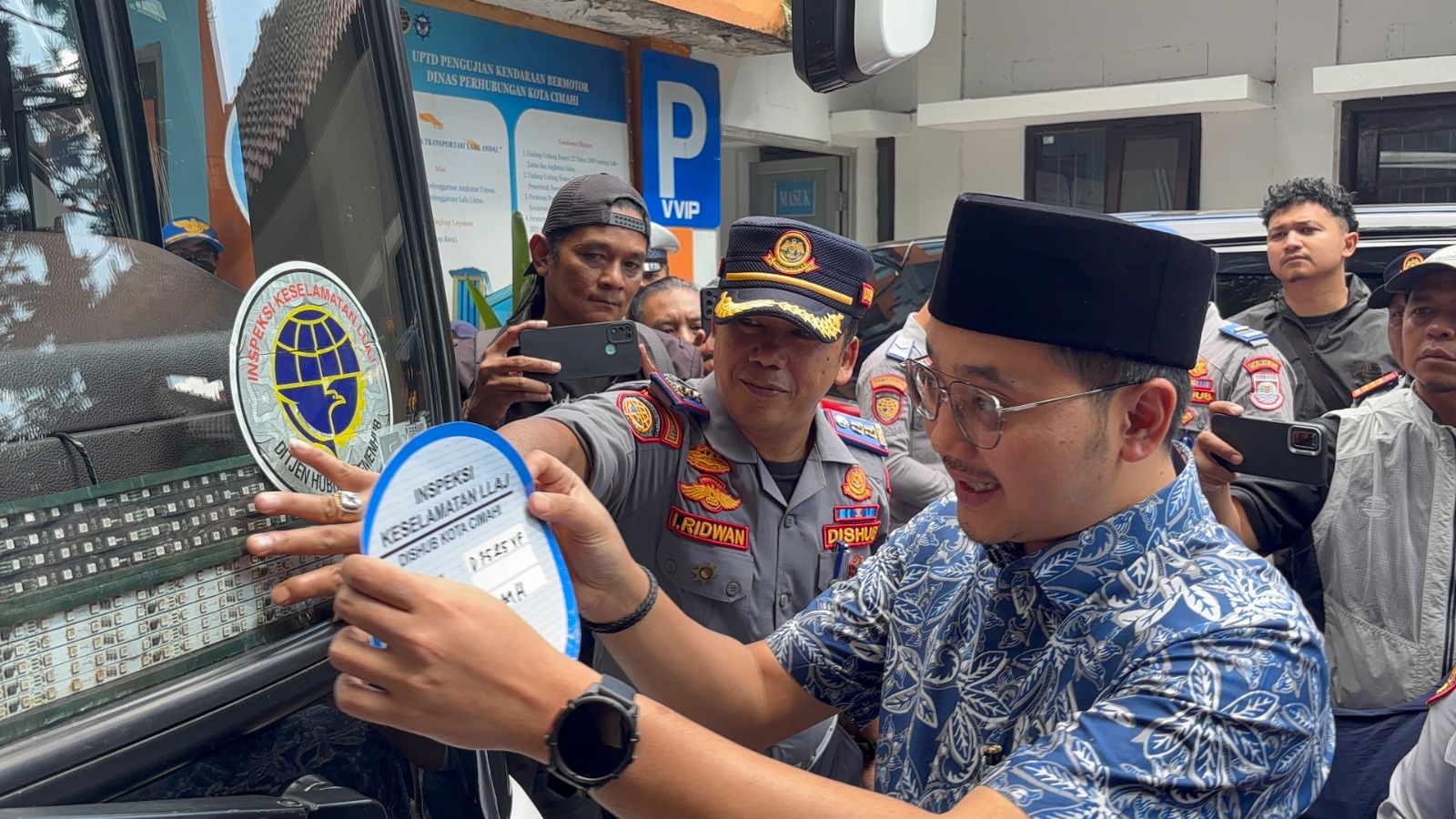Pemkot Cimahi Ramp Check 15 Armada Bus Program Mudik Gratis Lebaran 2026