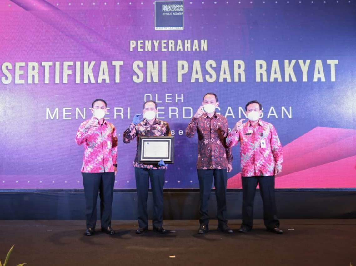 Pasar Atas Baru Cimahi Kini Sudah Bersertifikat Sni