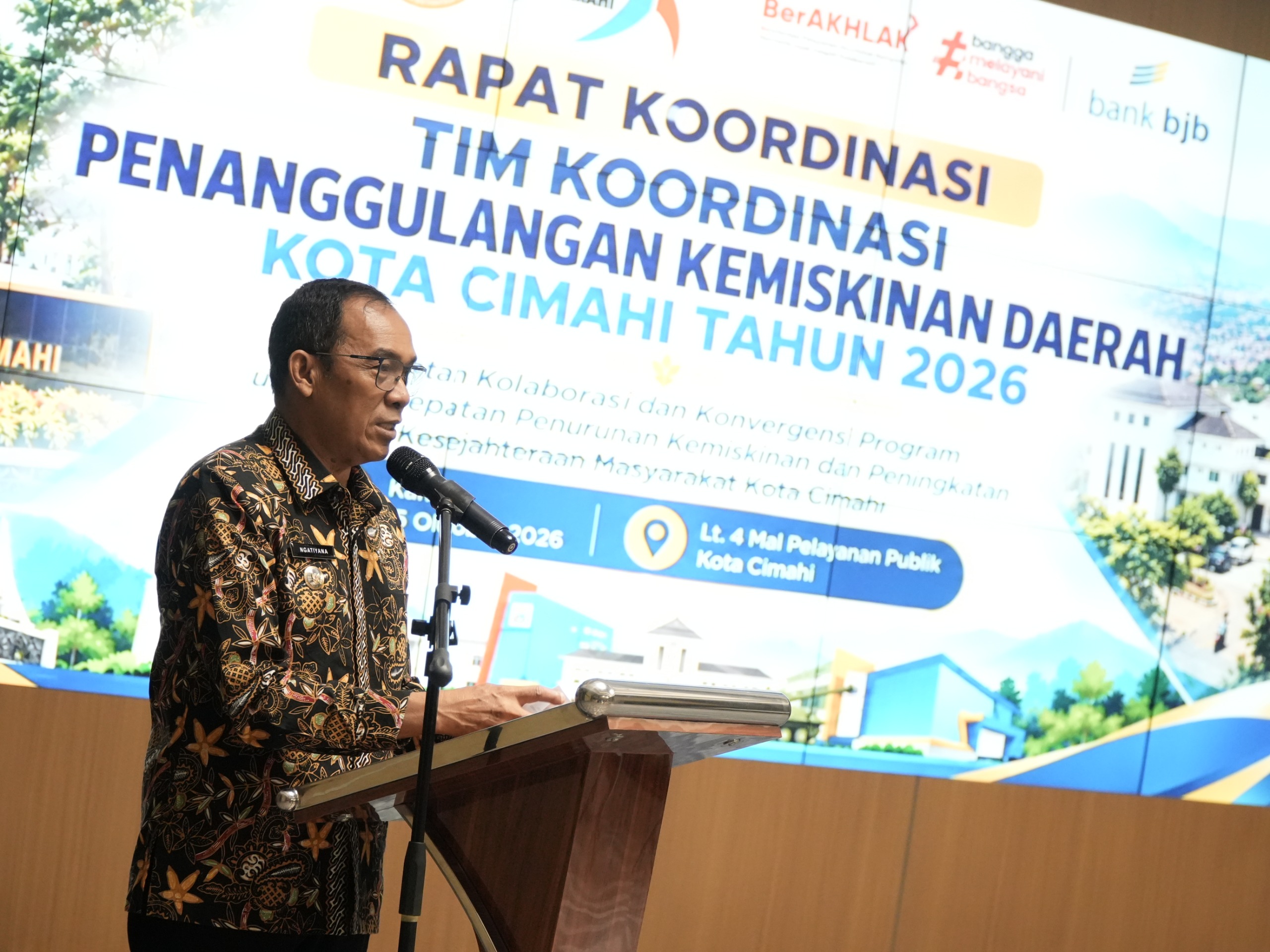 Wali Kota Cimahi Tekankan Penanganan Kemiskinan Harus Lintas Sektor