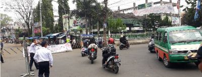 Ruas Jalan Pasar Atas Ditutup Untuk Umum