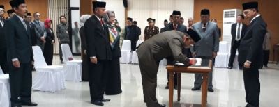 Dikdik S. Nugrahawan Dilantik Sebagai Sekda Kota Cimahi