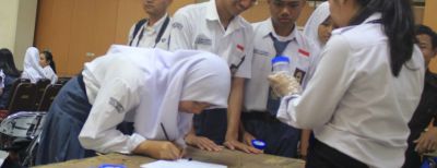 Paskibraka Jalani Tes Urin