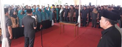 Lantik 189 Pejabat, Walikota Cimahi Harapkan Dapat Memberi Pelayanan Terbaik Kepada Masyarakat