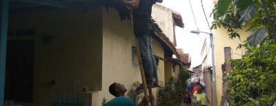 Bencana Angin Puting Beliung di Setiamanah, Pemkot Cimahi Turun Tangan