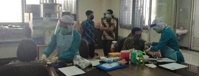 Kegiatan Rapid Test di PT. SANBE 