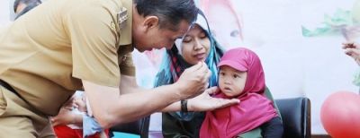 Potret Antusiasnya Ibu dan Anak di Cimahi Ikuti Gebyar Vitamin A