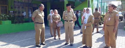 Plt. Walikota Cimahi Pantau Pelaksanaan Ujian Nasional tingkat SD
