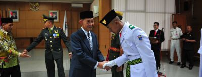 Pengukuhan Paskibraka Kota Cimahi 2017