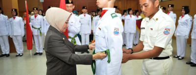 Walikota Kukuhkan Paskibra Cimahi