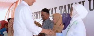 Presiden Minta 5 Juta Bidang Tanah Disertifikat
