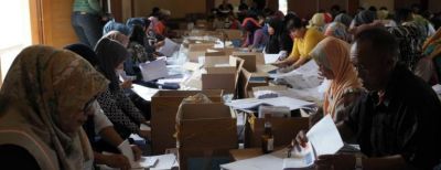 Masyarakat Dilibatkan Dalam Proses Sortir Lipat Surat Suara Pemilu 2019