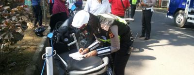 Dishub Cimahi Edukasi Pengendara Lewat Razia