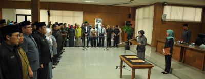 Walikota Lantik 105 Pejabat dan Kepala Sekolah