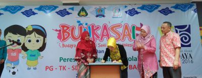 Atty Resmikan Sekolah Tridaya Tunas Bangsa