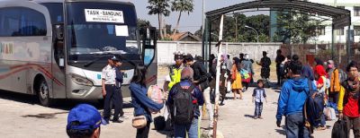 Dishub Kota Cimahi Lakukan Pengecekan Armada Bus Mudik Lebaran