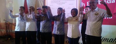 3 Calon Walikota Cimahi Deklarasi Damai